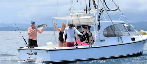 Guanacaste Fishing Charters Manta boat