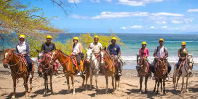 Playa Conchal horse back riding Guanacaste