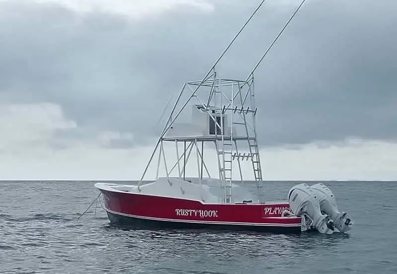 Fishing boat in Playas del Coco, Gulf Papagayo