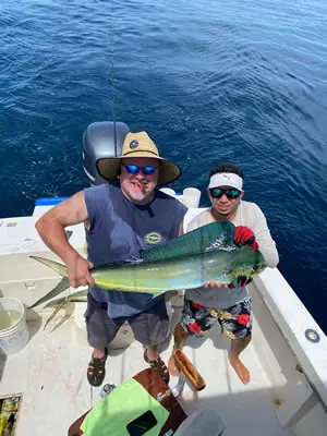 Fishing seasons for mahimahi in Guanacaste