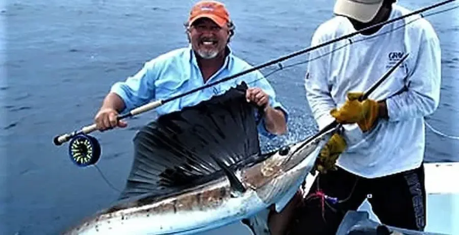 Fly fishing Sailfish in the Gulf Papagayo
