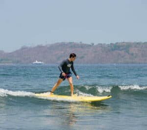 Surf Lessons for beginners from Playas del Coco to Playa Iguanita in the Gulf Papagayo
