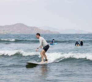 Surf lessons from Playas del Coco to Playa Iguanita in the Gulf Papagayo