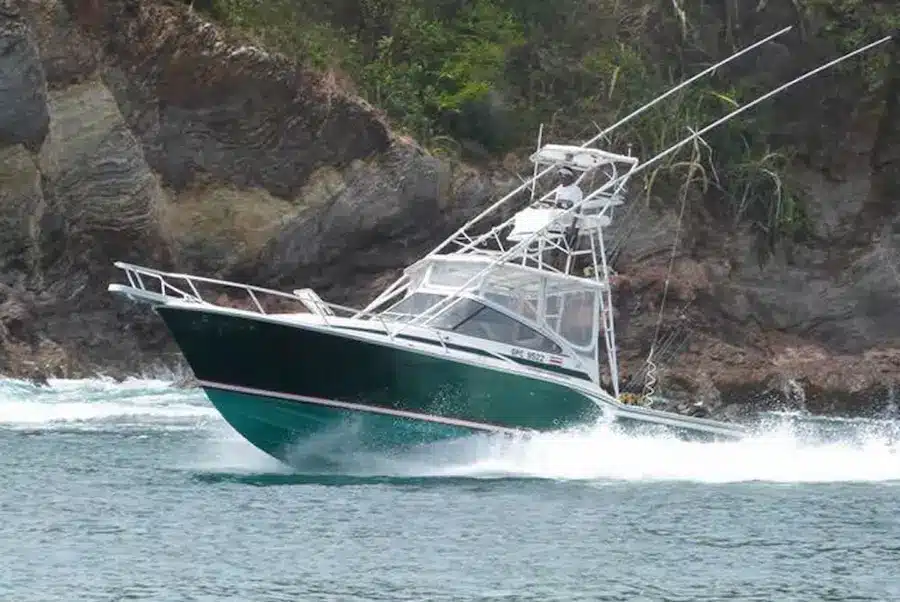 Sport fishing boat from Playa Flamingo