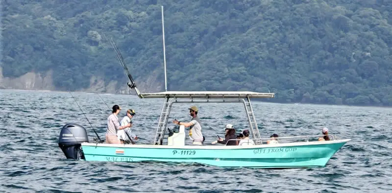 Fishing boat at Playa Santa Teresa, Montezuma, Costa Rica
