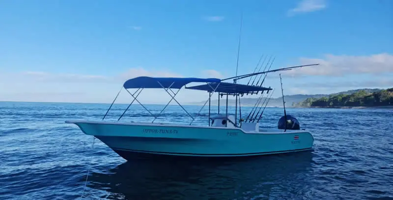 Fishing boat at Playa Santa Teresa, Montezuma, Costa Rica