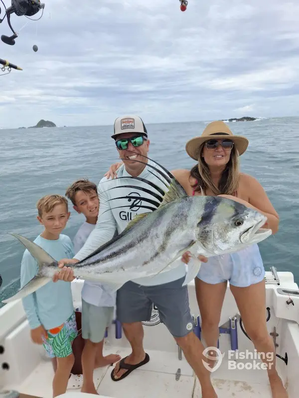 Rooster fishing trip with this family in Guanacaste