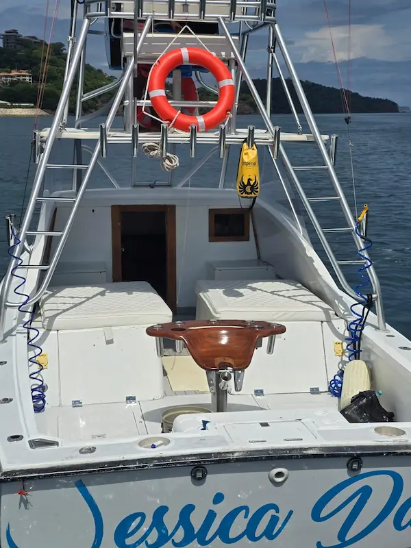 jessica-sport-fishing-papagayo Sport Fishing boat in Playa Flamingo Costa Rica