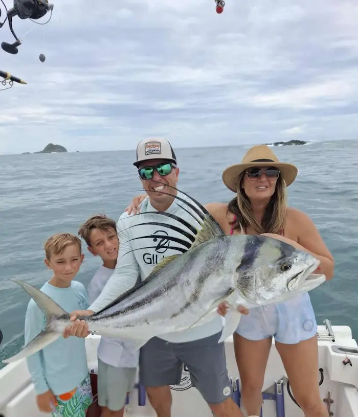 Rooster fishing trip with this family in Gulf Papagayo