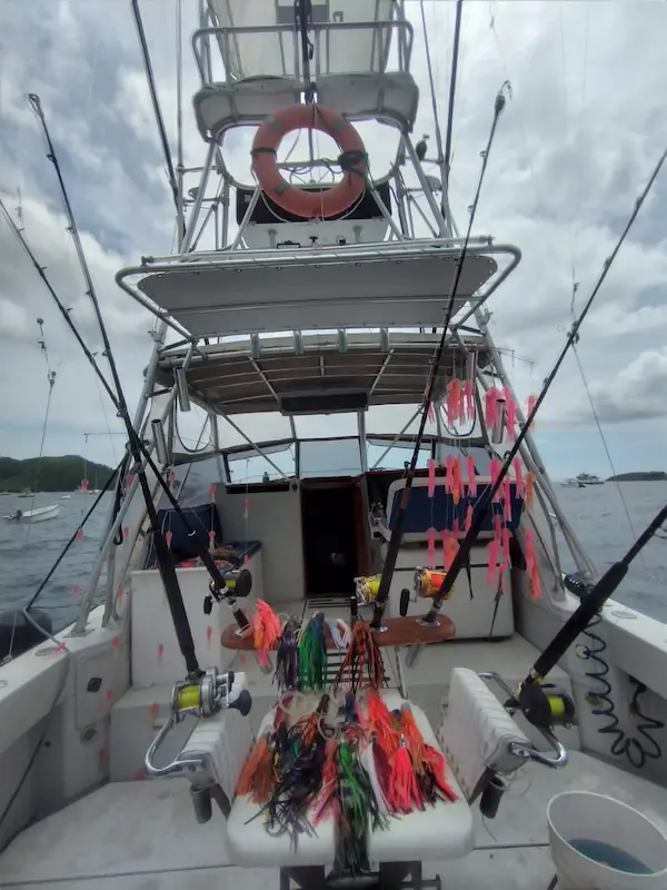 carolina32ft-sport-fishing-boat Fishing equipment from Chorotega boat