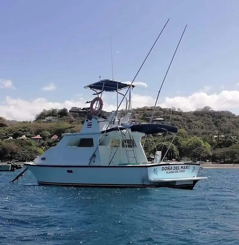 doña-del-mar-boat-guanacaste Fishing Charters onboard the Doña Del mar boat in Guanacaste